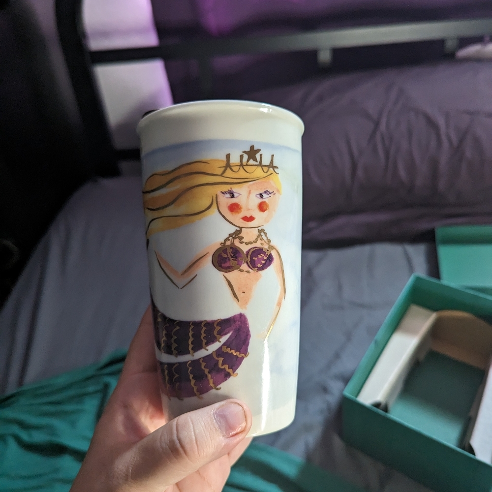 Ceramic Starbucks Mermaid Cup